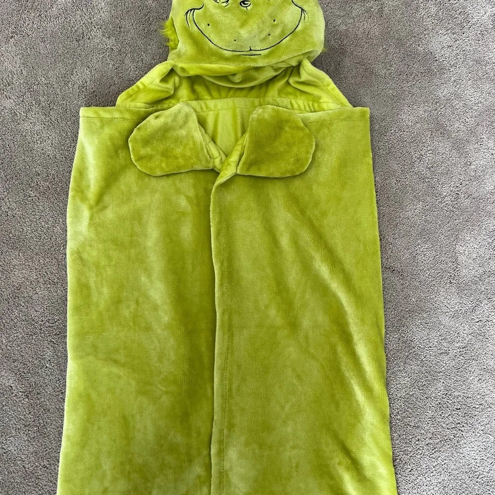 Kids Grinch Bath Wrap